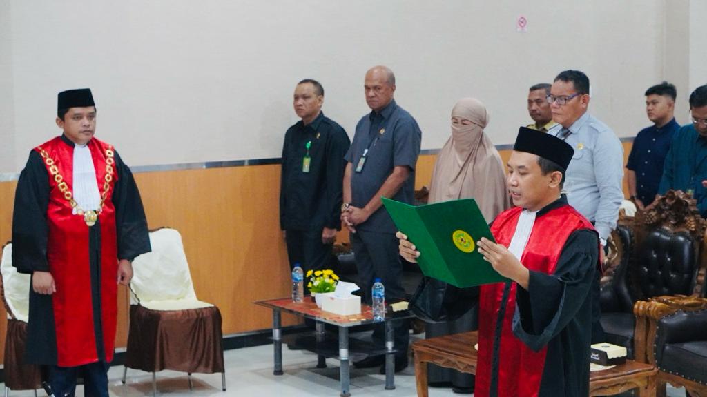Pengambilan Sumpah dan Pelantikan Ketua Pengadilan Negeri Sanana 