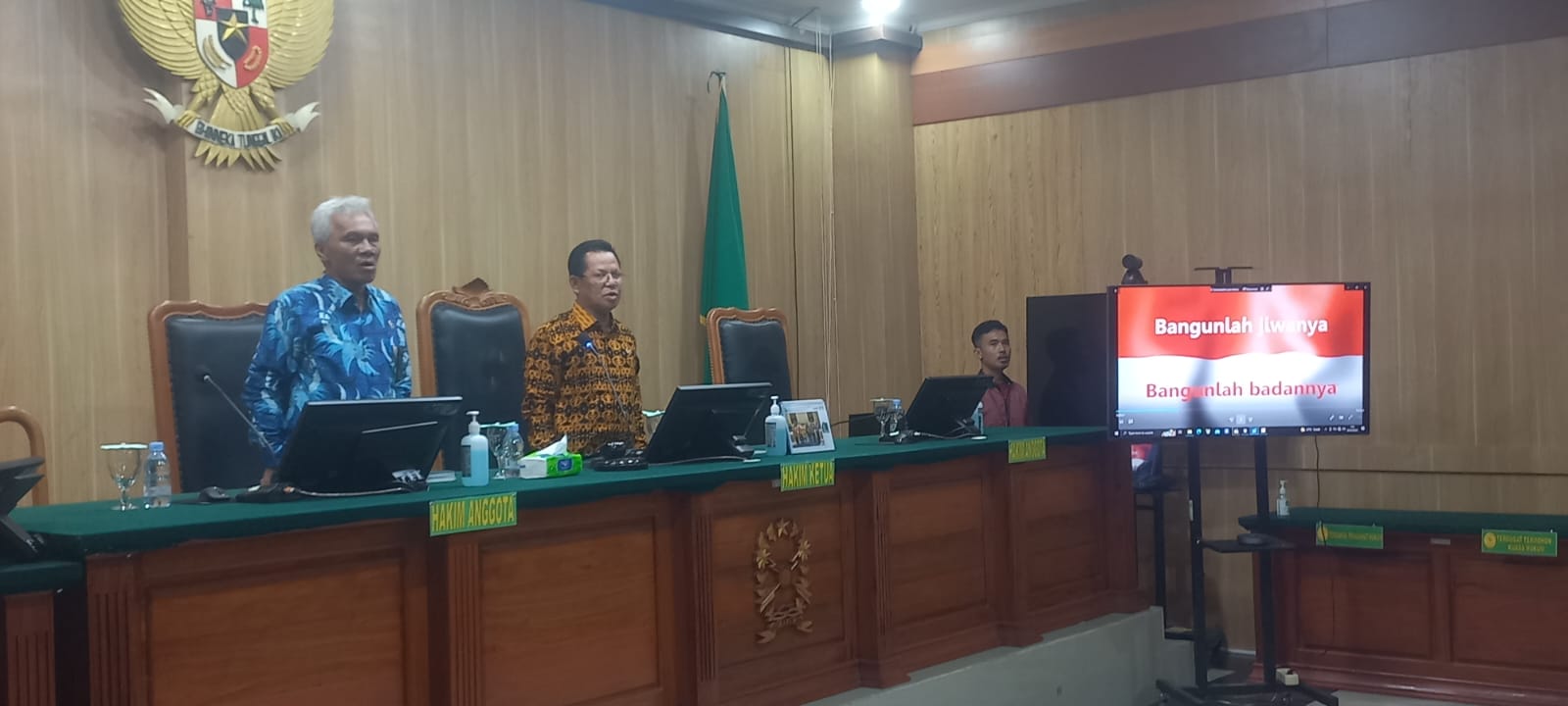 Pembinaan Oleh YM Ketua Pengadilan Tinggi Maluku Utara di Pengadilan Negeri Ternate 